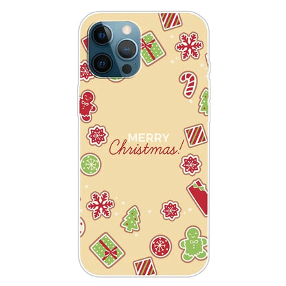 For iPhone 15 Pro Max TPU Case Christmas Pattern Printing Phone Back Cover