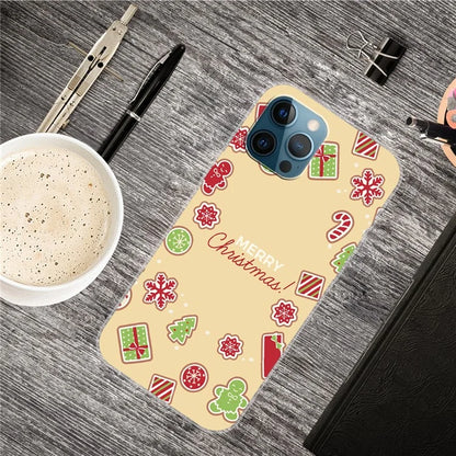 For iPhone 15 Pro Max TPU Case Christmas Pattern Printing Phone Back Cover