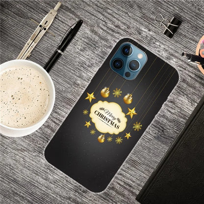 For iPhone 15 Pro Max TPU Case Christmas Pattern Printing Phone Back Cover