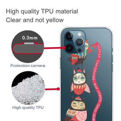 For iPhone 15 Pro Case Xmas Pattern Printing Soft TPU Protective Phone Cover
