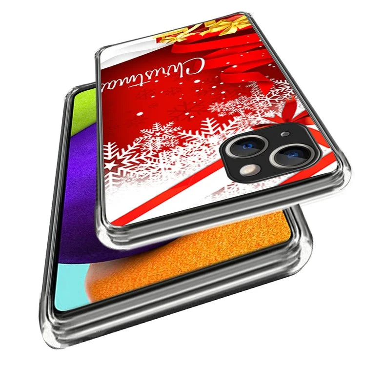 Christmas Series Slim TPU Phone Cover for iPhone 15 Case Pattern Printing Phone Shell