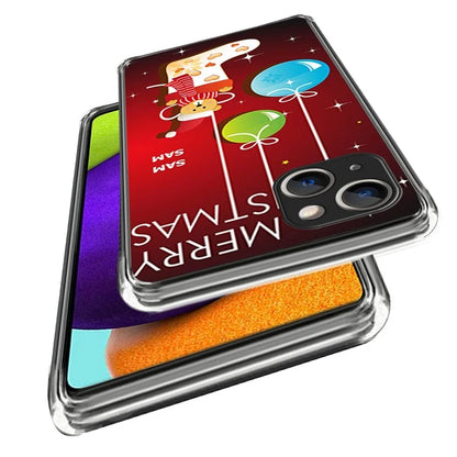 Christmas Series Pattern Printing TPU Cover for iPhone 15 Plus Case Anti-Drop Slim Phone Protector