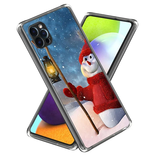 Christmas Series TPU Phone Shell for iPhone 15 Pro Case Pattern Printing Slim Phone Cover