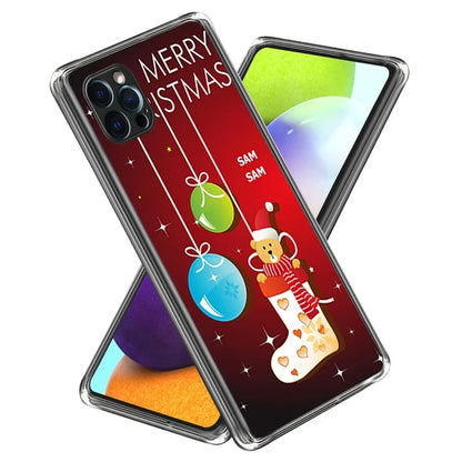 Christmas Series TPU Phone Shell for iPhone 15 Pro Case Pattern Printing Slim Phone Cover