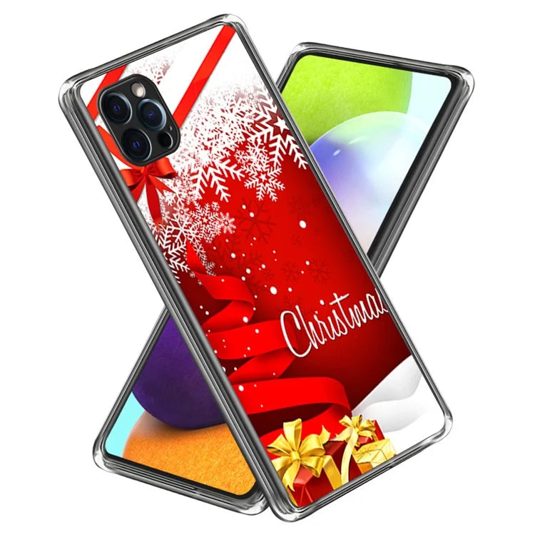 Christmas Series TPU Phone Shell for iPhone 15 Pro Case Pattern Printing Slim Phone Cover