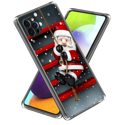 Christmas Series TPU Phone Shell for iPhone 15 Pro Case Pattern Printing Slim Phone Cover
