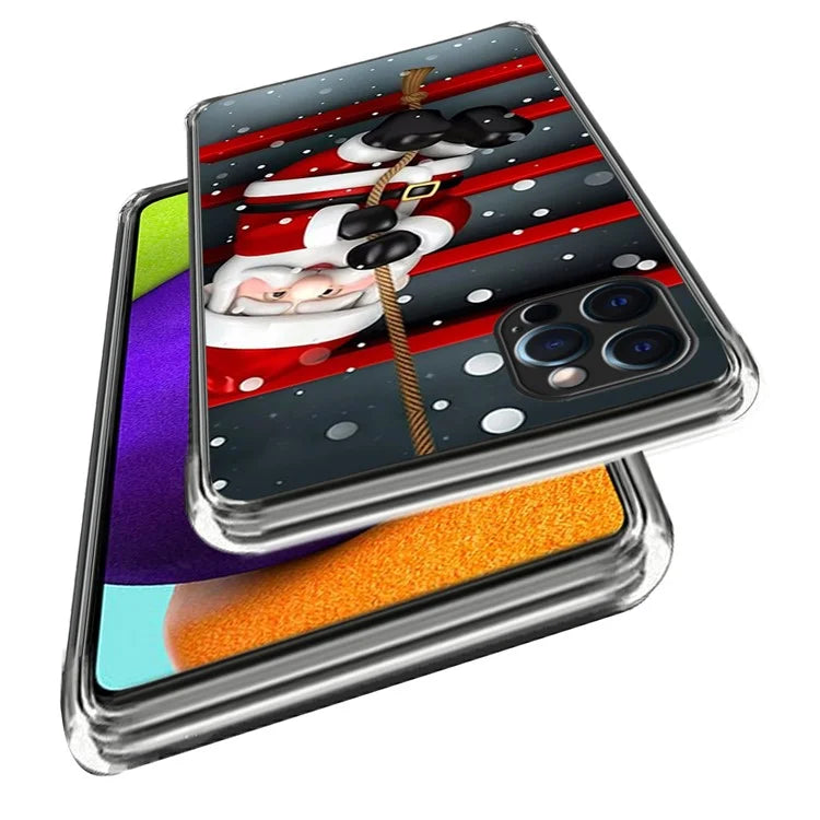 Christmas Series TPU Phone Shell for iPhone 15 Pro Case Pattern Printing Slim Phone Cover