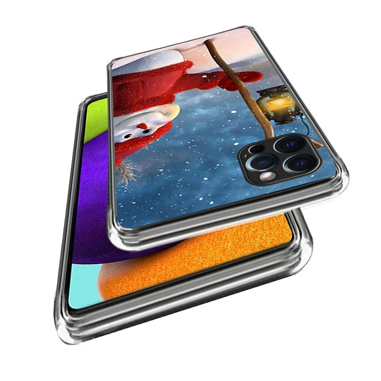 TPU Shell for iPhone 15 Pro Max Case Christmas Series Pattern Printing Phone Cover