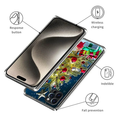TPU Shell for iPhone 15 Pro Max Case Christmas Series Pattern Printing Phone Cover