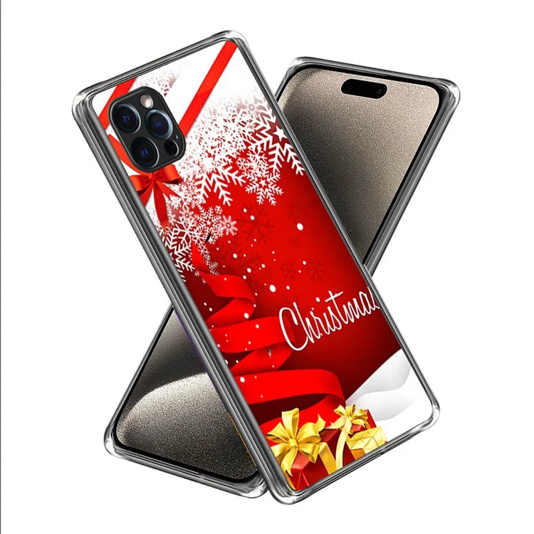 TPU Shell for iPhone 15 Pro Max Case Christmas Series Pattern Printing Phone Cover