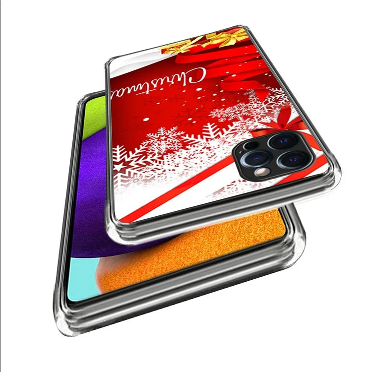 TPU Shell for iPhone 15 Pro Max Case Christmas Series Pattern Printing Phone Cover