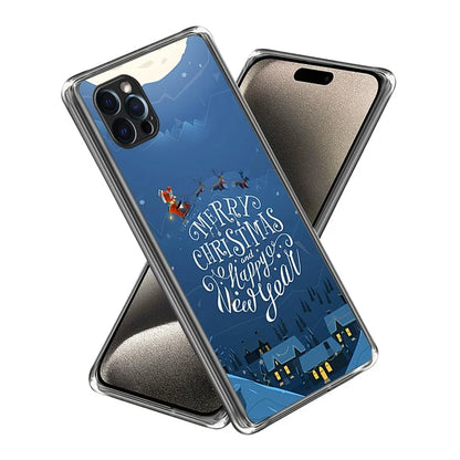 TPU Shell for iPhone 15 Pro Max Case Christmas Series Pattern Printing Phone Cover