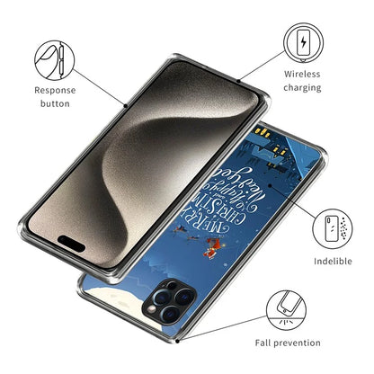 TPU Shell for iPhone 15 Pro Max Case Christmas Series Pattern Printing Phone Cover