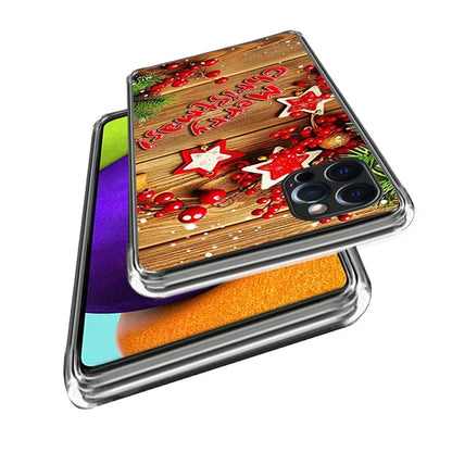 TPU Shell for iPhone 15 Pro Max Case Christmas Series Pattern Printing Phone Cover