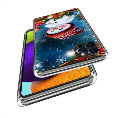 TPU Shell for iPhone 15 Pro Max Case Christmas Series Pattern Printing Phone Cover