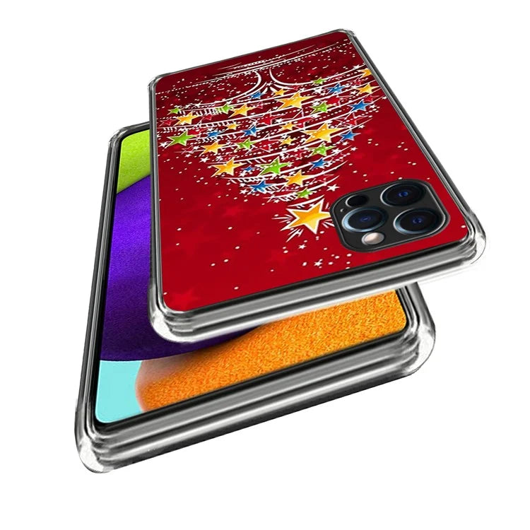 TPU Shell for iPhone 15 Pro Max Case Christmas Series Pattern Printing Phone Cover