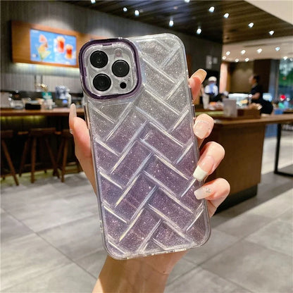 For iPhone 15 Pro Case Electroplating Clear Scratch-resistant TPU Phone Cover