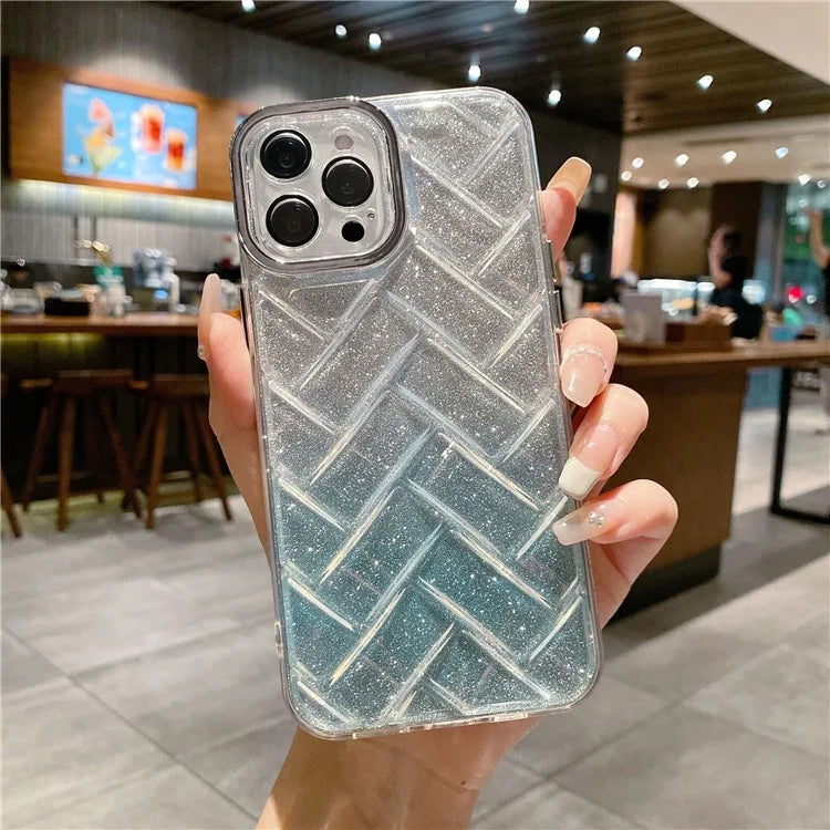 For iPhone 15 Pro Case Electroplating Clear Scratch-resistant TPU Phone Cover