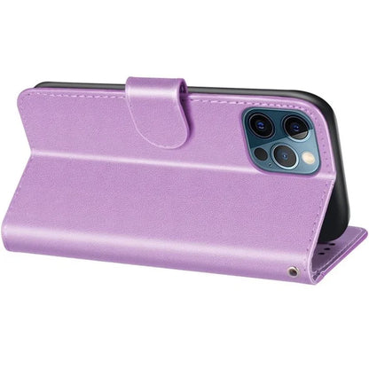 For iPhone 15 Pro Case PU Leather Magnetic Closure Phone Cover