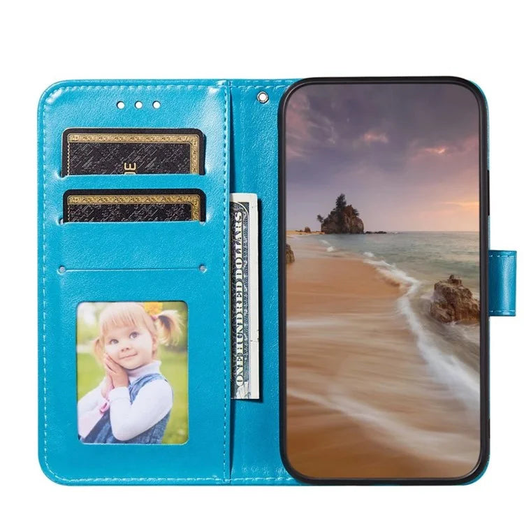 For iPhone 15 Pro Case PU Leather Magnetic Closure Phone Cover