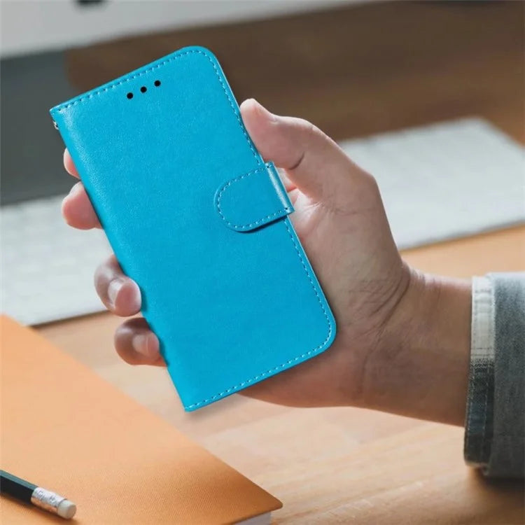 For iPhone 15 Pro Case PU Leather Magnetic Closure Phone Cover