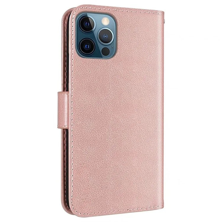 For iPhone 15 Pro Case PU Leather Magnetic Closure Phone Cover
