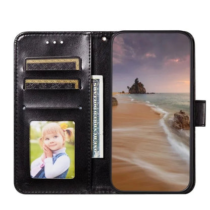 For iPhone 15 Pro Case PU Leather Magnetic Closure Phone Cover