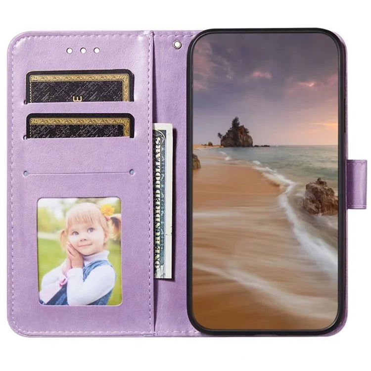 For iPhone 15 Plus Case PU Leather Stand Magnetic Phone Cover