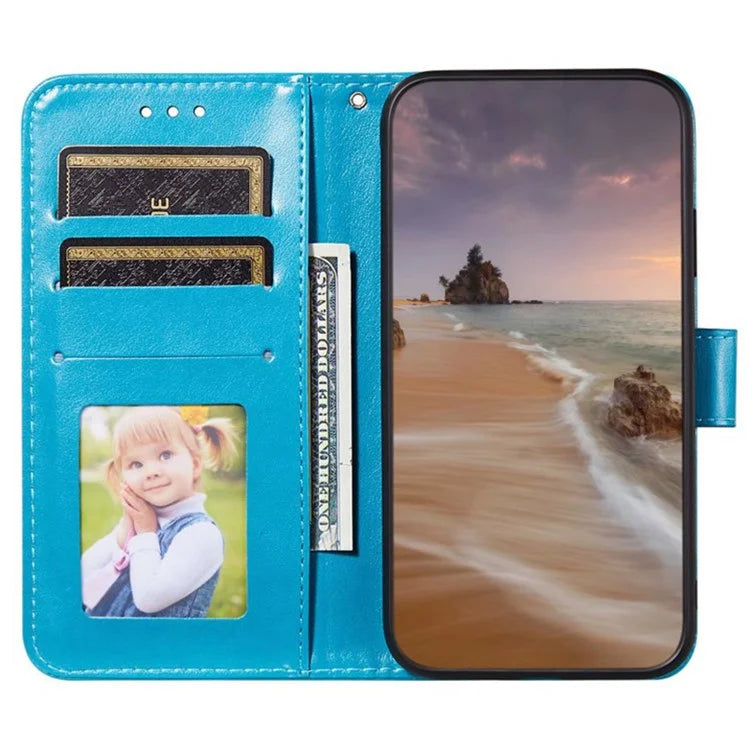 For iPhone 15 Plus Case PU Leather Stand Magnetic Phone Cover