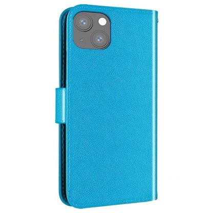 For iPhone 15 Plus Case PU Leather Stand Magnetic Phone Cover