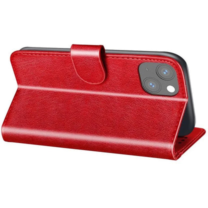 For iPhone 15 Plus Case PU Leather Stand Magnetic Phone Cover