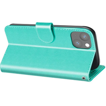 For iPhone 15 Plus Case PU Leather Stand Magnetic Phone Cover
