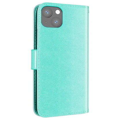 For iPhone 15 Plus Case PU Leather Stand Magnetic Phone Cover
