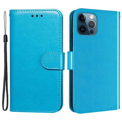 For iPhone 15 Pro Max Wallet Case PU Leather Stand Flip Folio Phone Cover