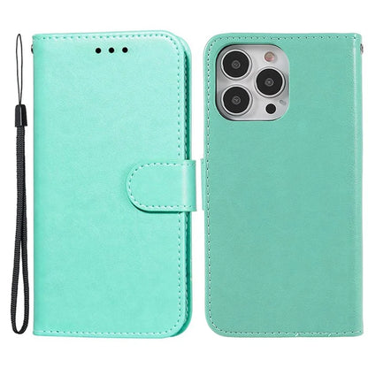 For iPhone 15 Pro Max Wallet Case PU Leather Stand Flip Folio Phone Cover