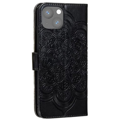 For iPhone 15 Stand Cover PU Leather Wallet Folio Flip Phone Case