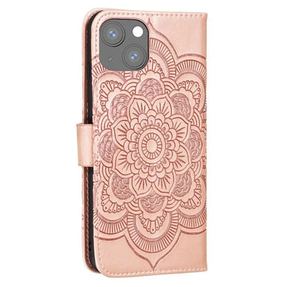 For iPhone 15 Stand Cover PU Leather Wallet Folio Flip Phone Case