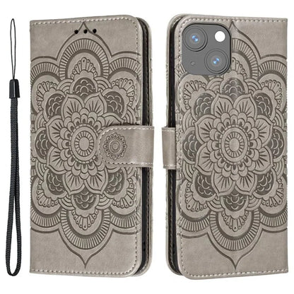 For iPhone 15 Stand Cover PU Leather Wallet Folio Flip Phone Case