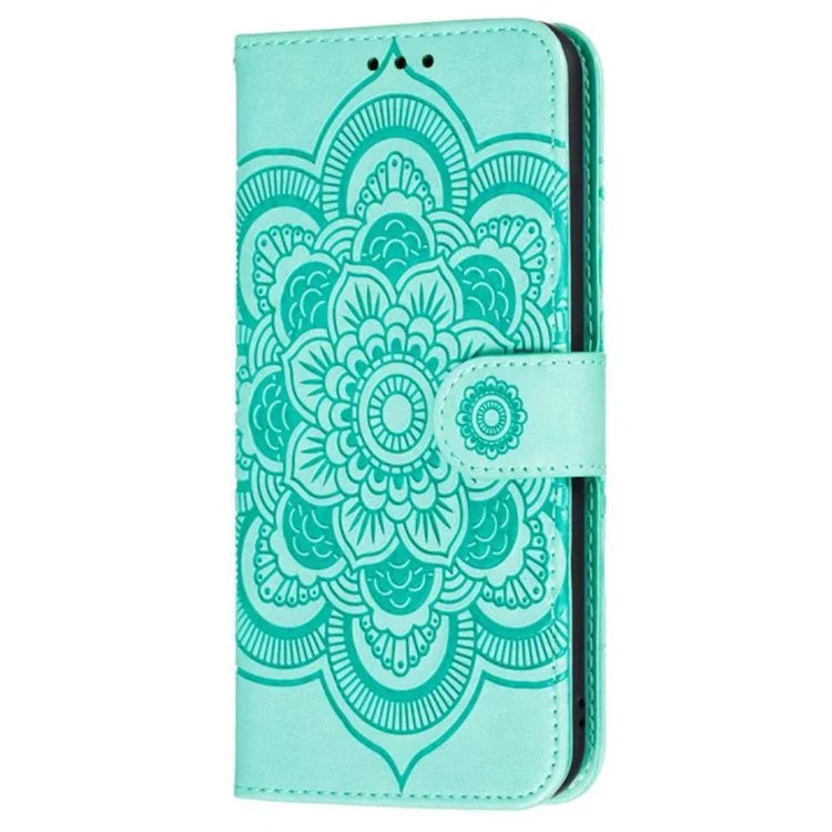 For iPhone 15 Pro Max PU Leather Case Stand Magnetic Closure Phone Cover
