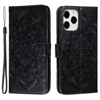 For iPhone 15 Pro Max PU Leather Case Stand Magnetic Closure Phone Cover