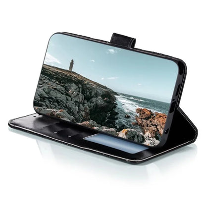 For iPhone 15 Pro Max PU Leather Case Stand Magnetic Closure Phone Cover