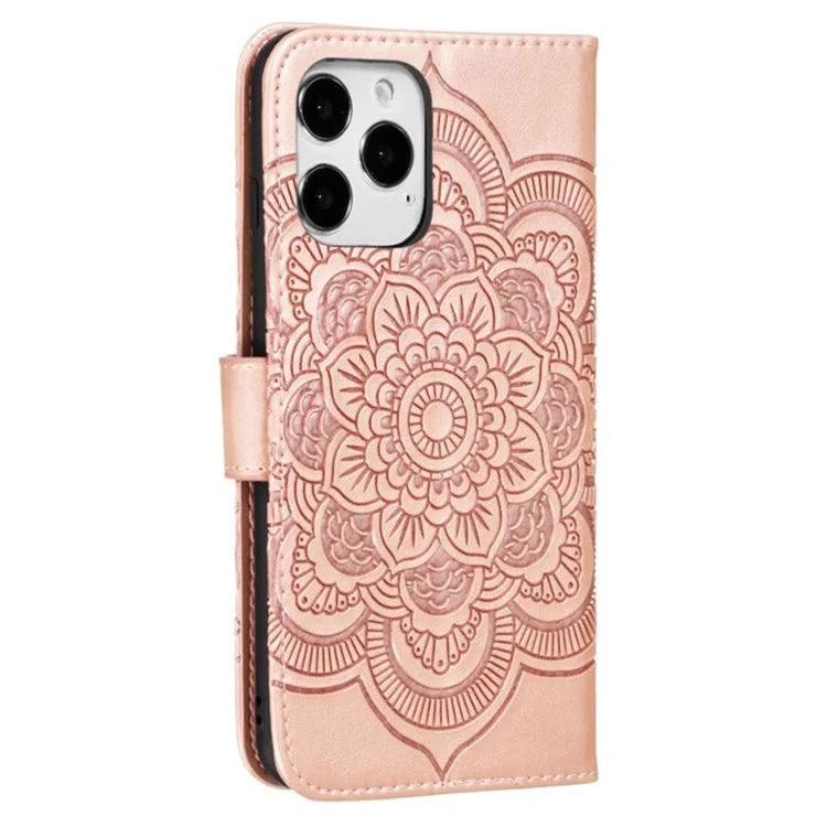 For iPhone 15 Pro Max PU Leather Case Stand Magnetic Closure Phone Cover