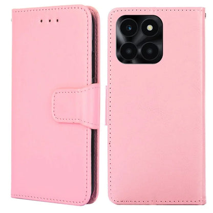 For Honor X6a 4G Case TPU+PU Leather Wallet Stand Anti-scratch Phone Protector
