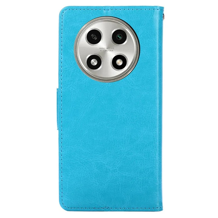 For Oppo A2 Pro 5G Case Soft Wallet Stand TPU+PU Leather Phone Cover