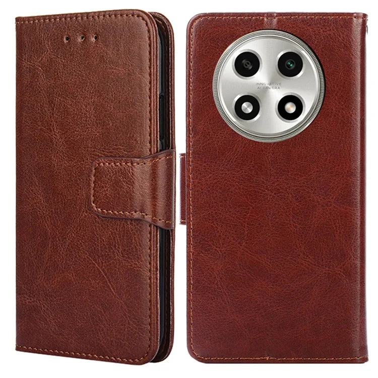 For Oppo A2 Pro 5G Case Soft Wallet Stand TPU+PU Leather Phone Cover