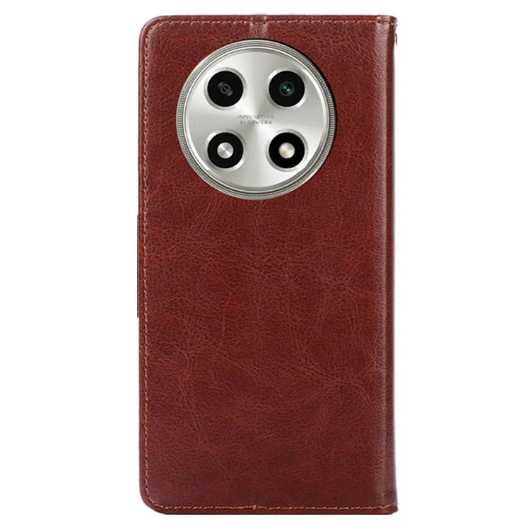For Oppo A2 Pro 5G Case Soft Wallet Stand TPU+PU Leather Phone Cover