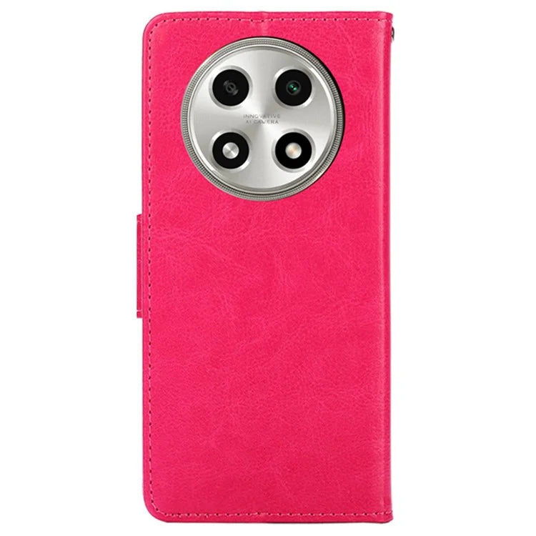 For Oppo A2 Pro 5G Case Soft Wallet Stand TPU+PU Leather Phone Cover