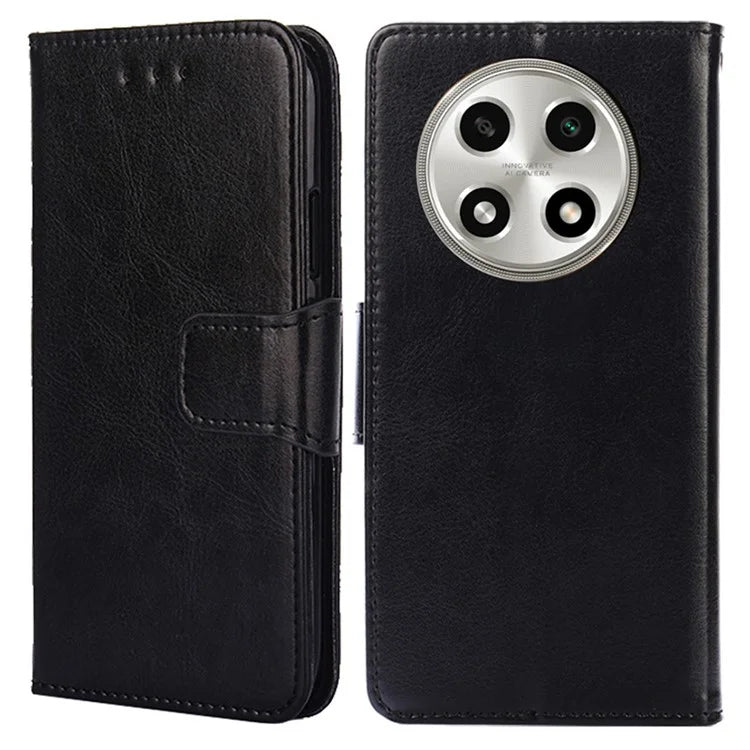 For Oppo A2 Pro 5G Case Soft Wallet Stand TPU+PU Leather Phone Cover