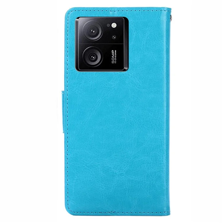 For Xiaomi Redmi K60 Ultra / 13T / 13T Pro Textured PU Leather Wallet Stand Phone Case