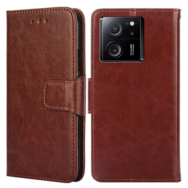 For Xiaomi Redmi K60 Ultra / 13T / 13T Pro Textured PU Leather Wallet Stand Phone Case